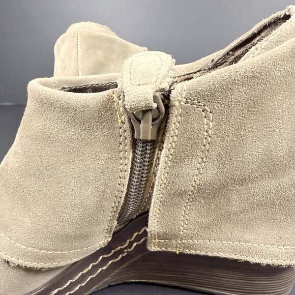 Dr. Scholls Women's Suede Ankle Boots 8M Tan Memory Foam - Picture 6 of 9